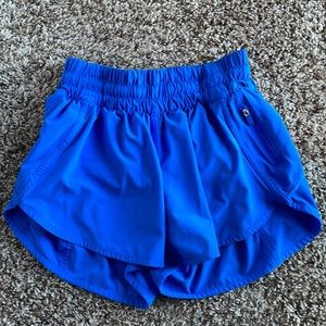 Lululemon high-waisted workout shorts